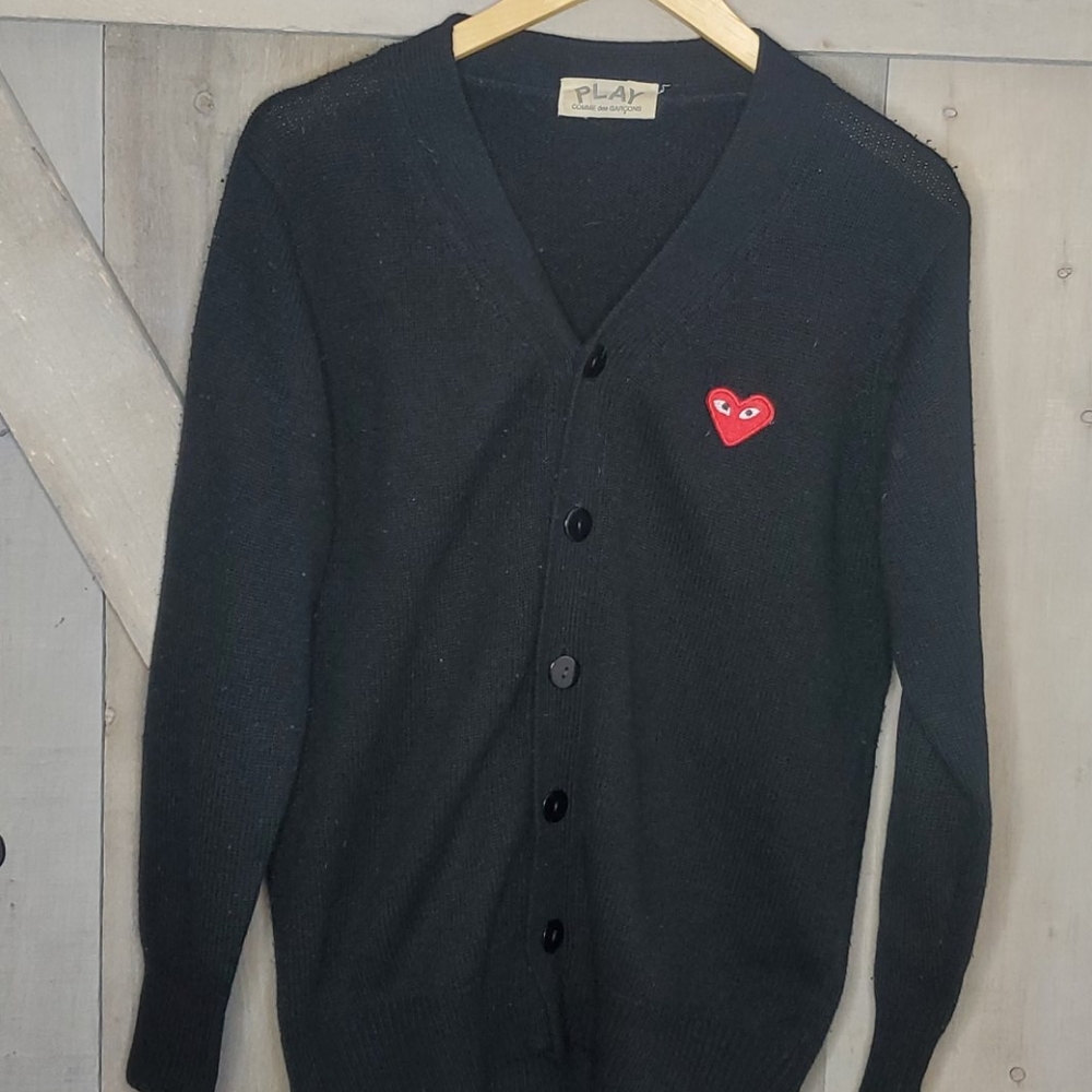 Comme dea Garçons Wool knit cardigan